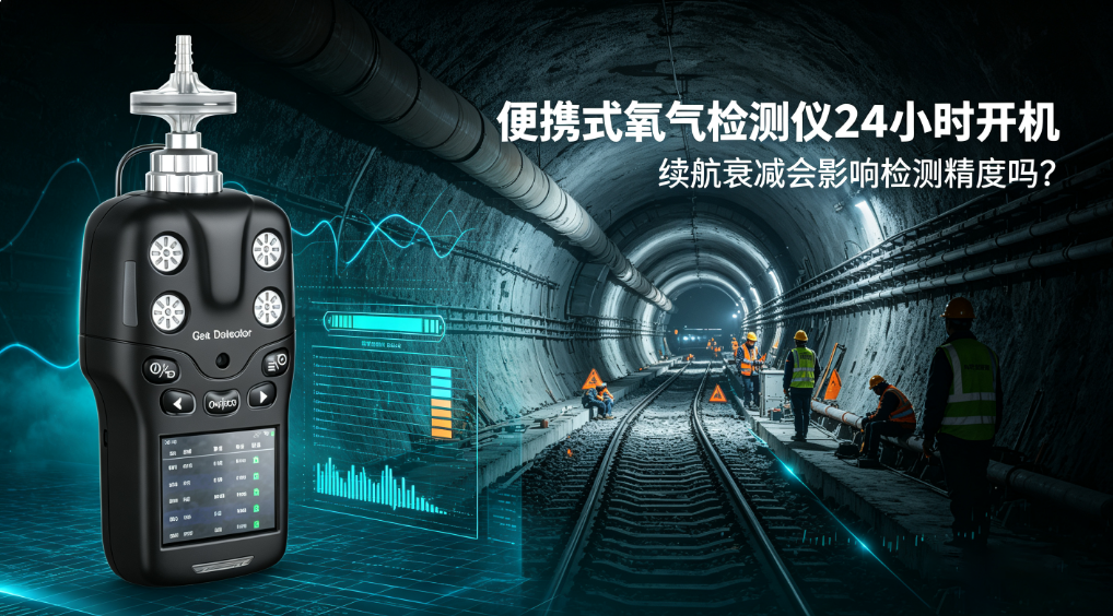 便携式氧气浓度检测仪24小时持续开机，电量衰减会影响检测精度吗