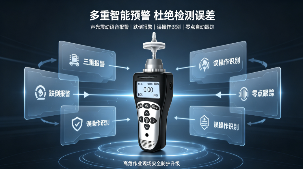 工况灵活适配、多重安全防护，BTYQ-MS104K-L便携式午夜探花在线观看仪，有限空间作业检测优选