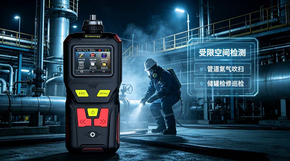 便携式氮气检测报警仪MS400-N2：探花视频观看在线视频下载打造复杂工况下氮气安全监测利器
