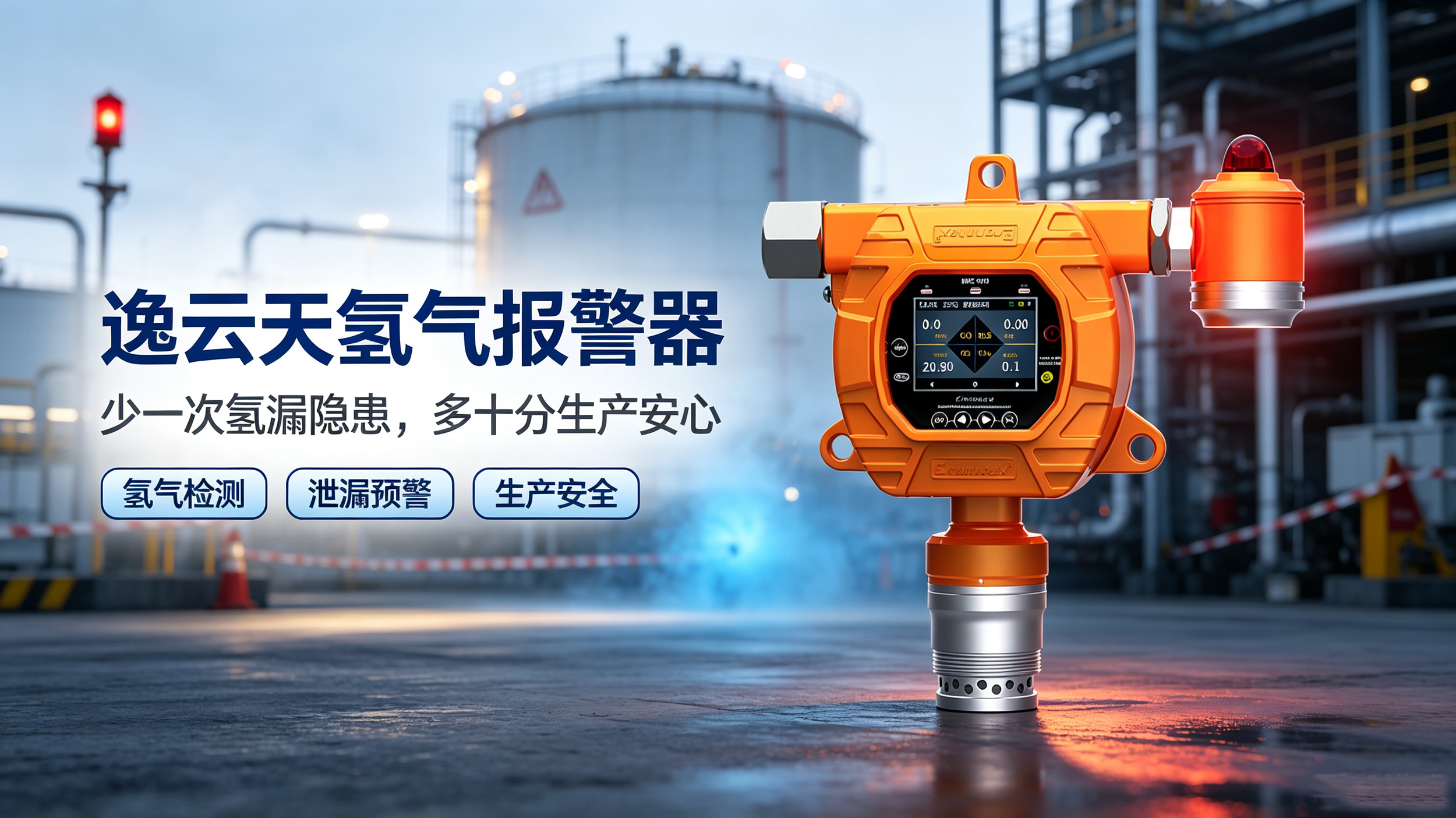 少一次氢漏隐患，多十分生产安心，这份氢气报警器推荐清单值得收藏